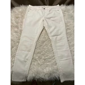 Mudd White Stretch Jeans Size 13 Skinny Leg Like New